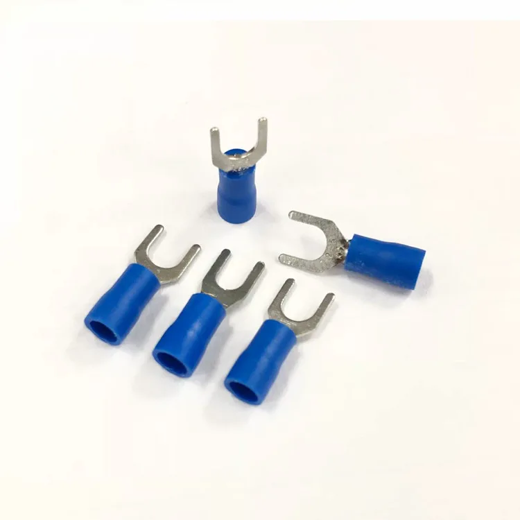 Good Quality Manufactured Fdd1.25 Female Pre-insulated Crimp Spade Terminal Naked Copper Wire Crimp Wire Terminals