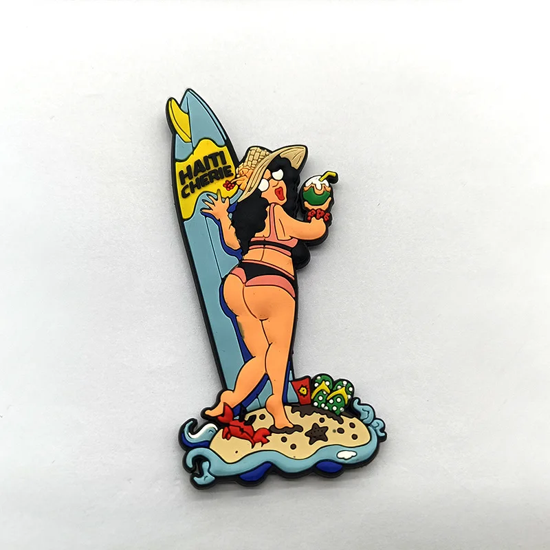 3D PVC products wholesale custom fridge magnet cheap price high quality silicone soft rubber fridge magnets for refrigerator