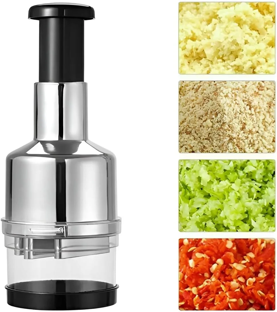 Multifunction Mini Manual Food Cutter Grinder PP Kitchen Accessories Chopping Garlic Onion Nuts Fruit Vegetables Dicer Type Tool