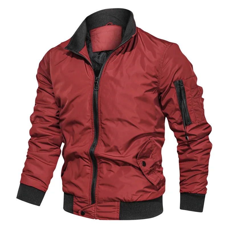 
Plus Size Winter Windbreaker Padding Men bomber Coat jacket 