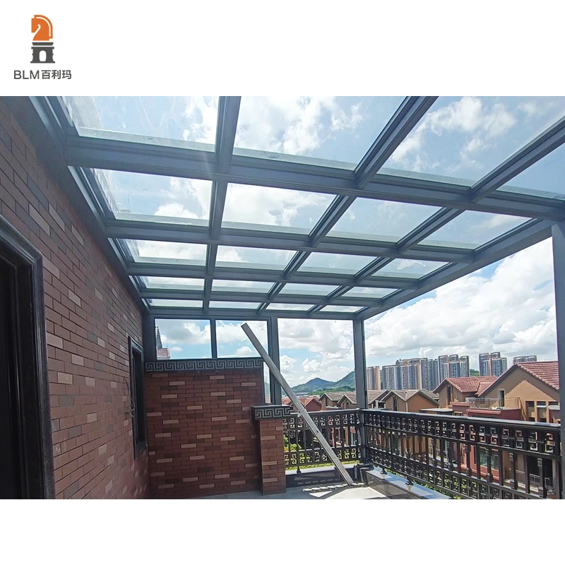 Free Standing Outdoor Aluminium Sunroom by Winter Garden Elegant Glass House for Year-Round Enjoyment