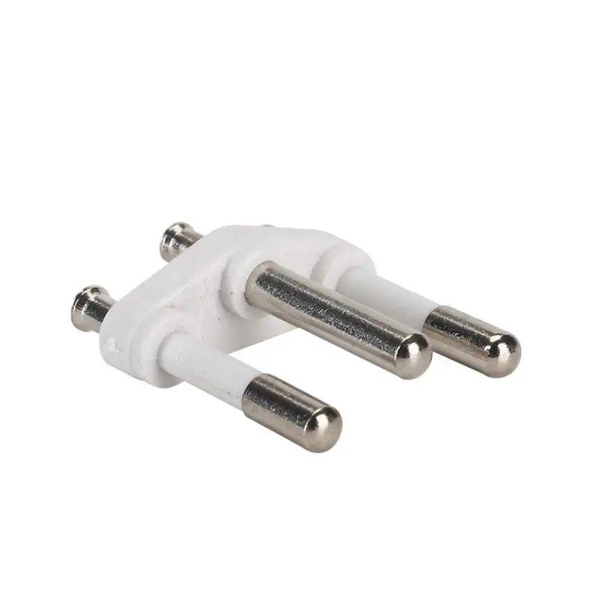 Factory Brazil Electrical Plug Insert  copper electrical power cable 3 pin plug insert / 3 Pin 4.0mm Hollow pin plug insert