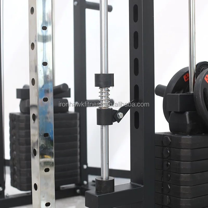 Custom Multi Functional Training Squat Rack Body Slim Smith Machine Home Gym Fitness Strength Machine