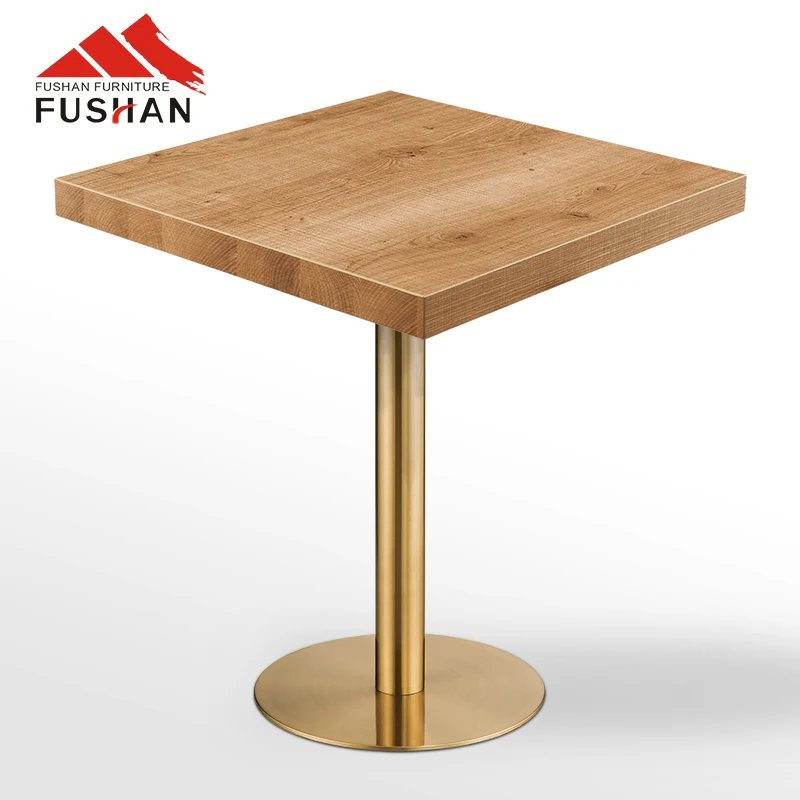 Factory Wholesale Modern Style Metal Base Frame Cafe Bistro Table Furniture
