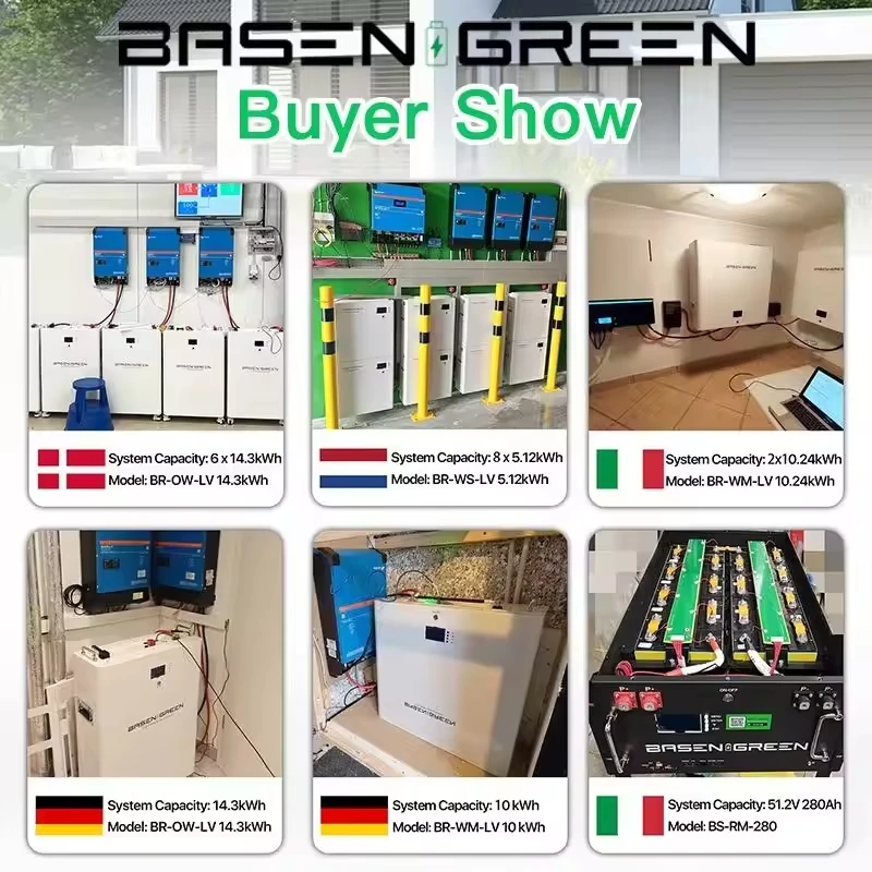 Best Selling Powerwall 10kwh Batteries 51.2v 200ah 280ah 100ah Wall Mounted Home 48v 5kwh Solar Energy Storage Lifepo4 Battery