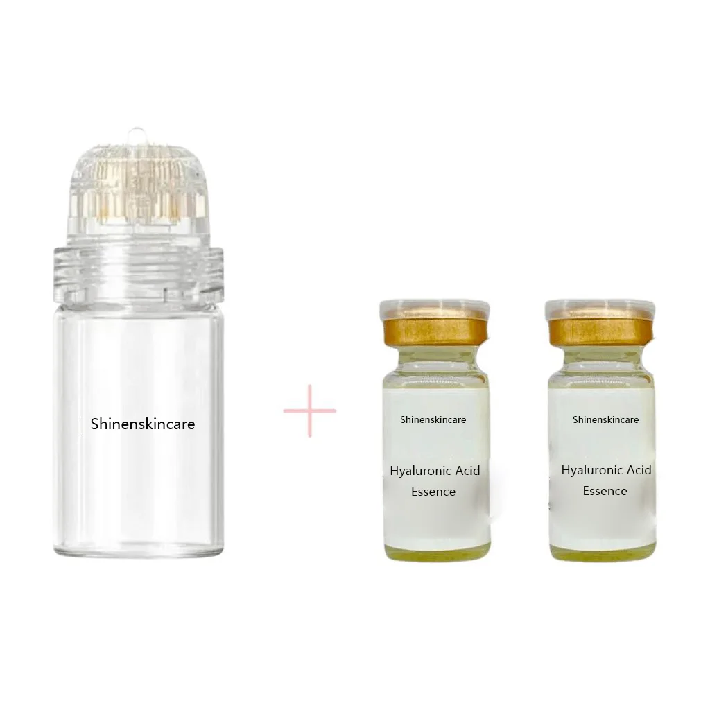 Spa Care Anti Aging Remove Fine Line Whitening Microneedling Vitamin A 24K Goldzan Ampoules Serum Case