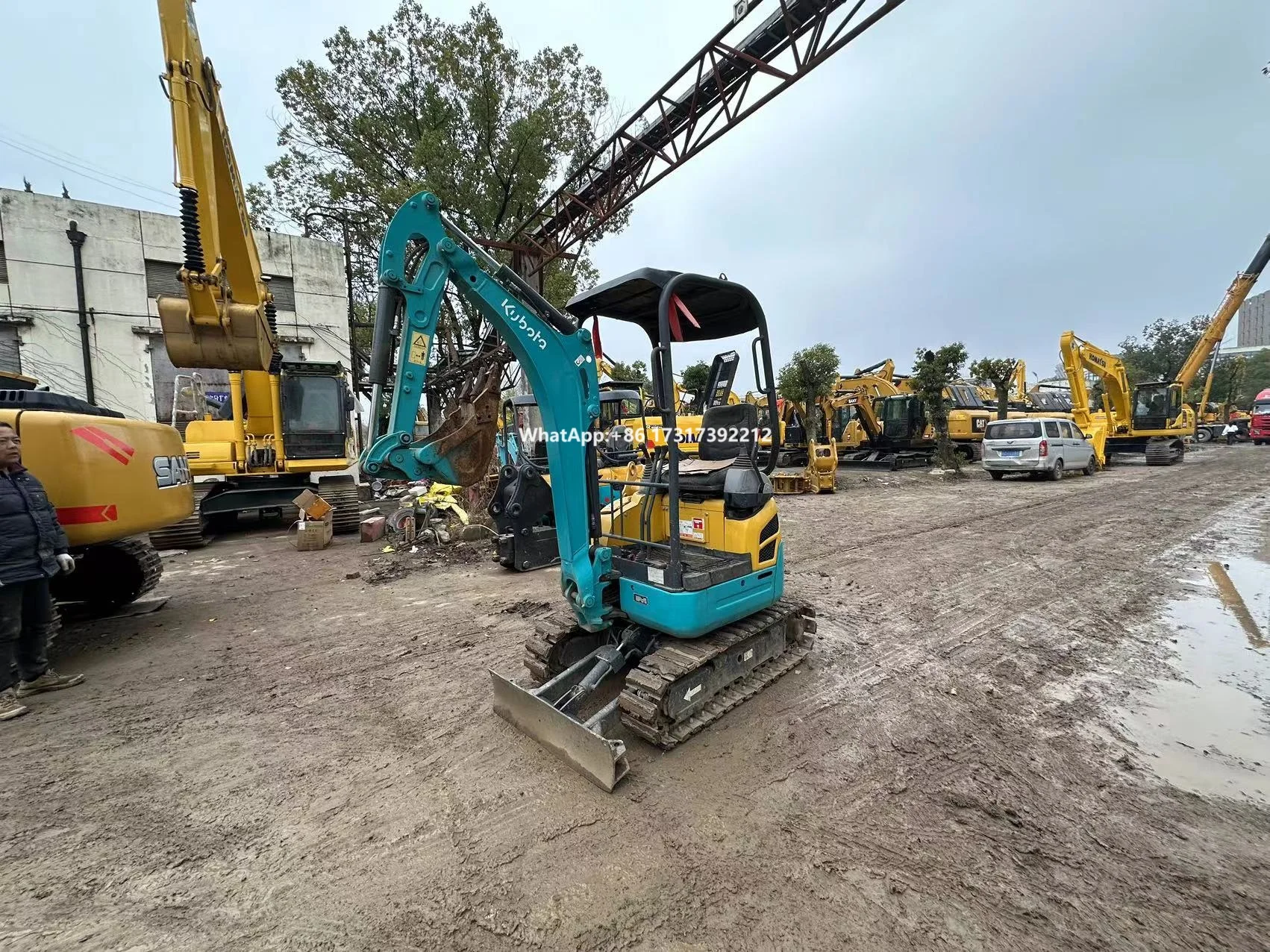 Kubota U15 Kubota engine backhoe hydraulic excavator machine for farm construction
