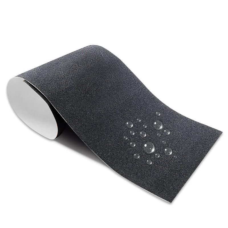 Wholesale black 80AB anti slip custom designs stickers grip tape for skateboards