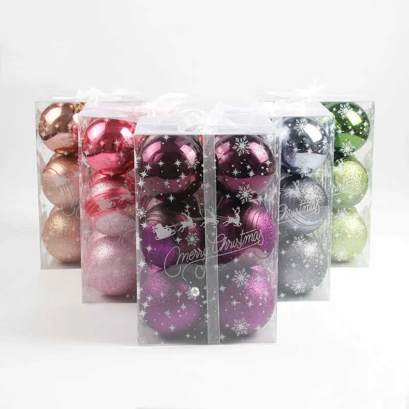 Christmas ornament Decoration Shatterproof indoor Plastic Christmas ball
