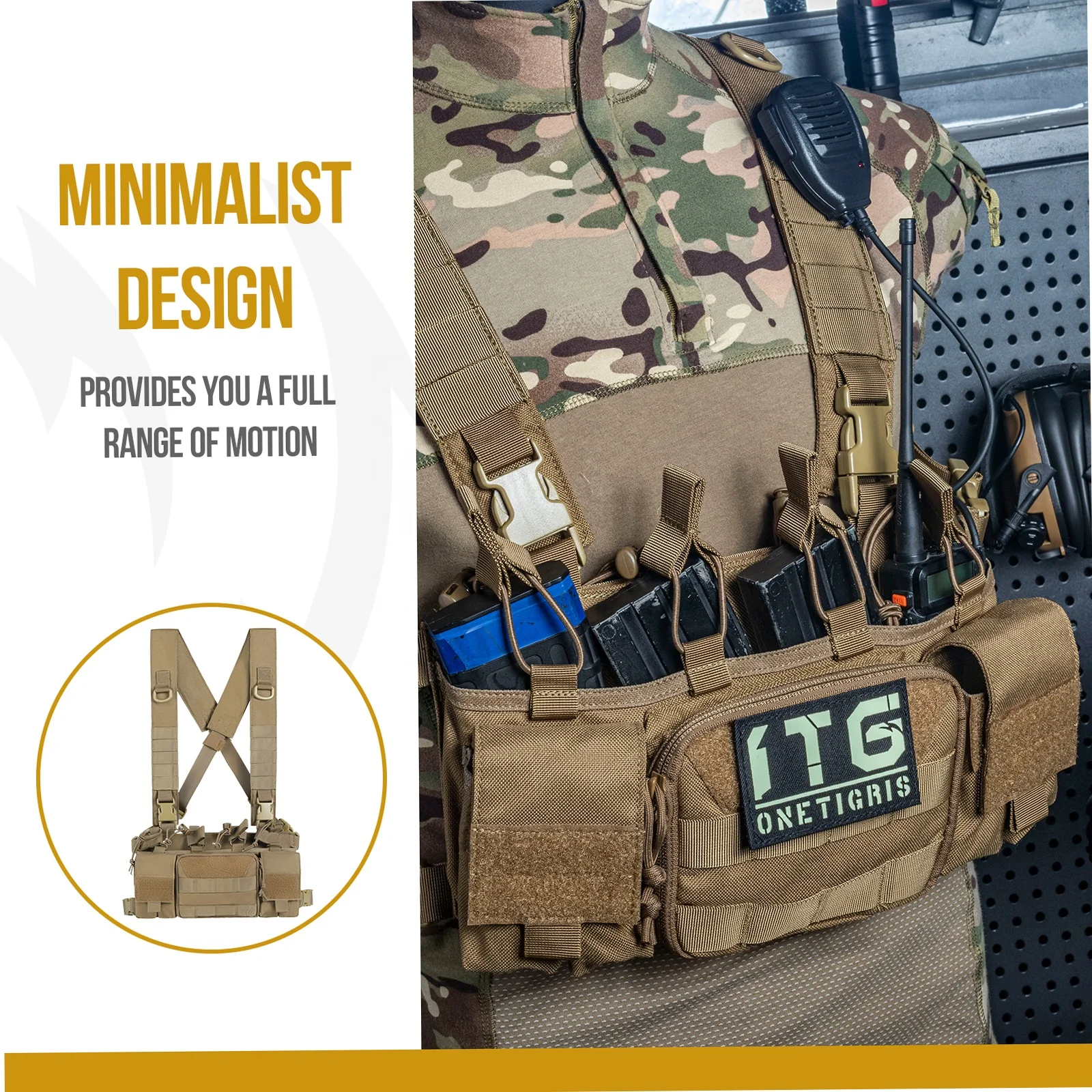 1TG Seeking Distributor Tactical Chest Rig Body Tactical Battle Vest