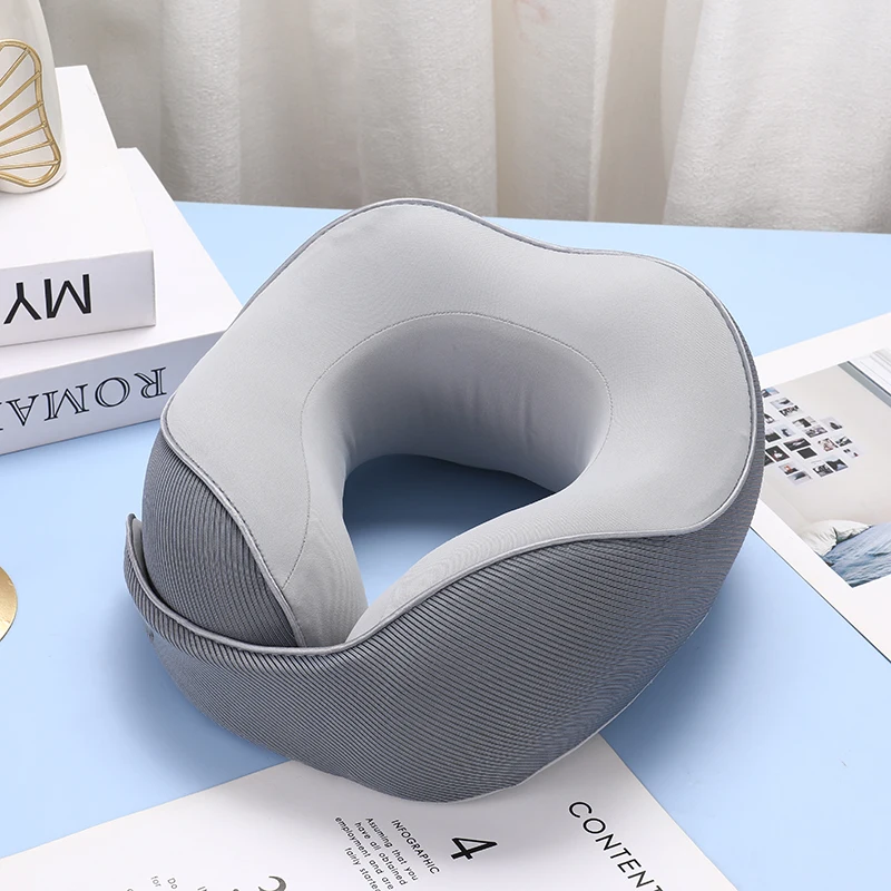 Memory Foam U Shape Neck Pillow Head Support Soft Pillow For Sleeping Rest Airplane Car Home Use