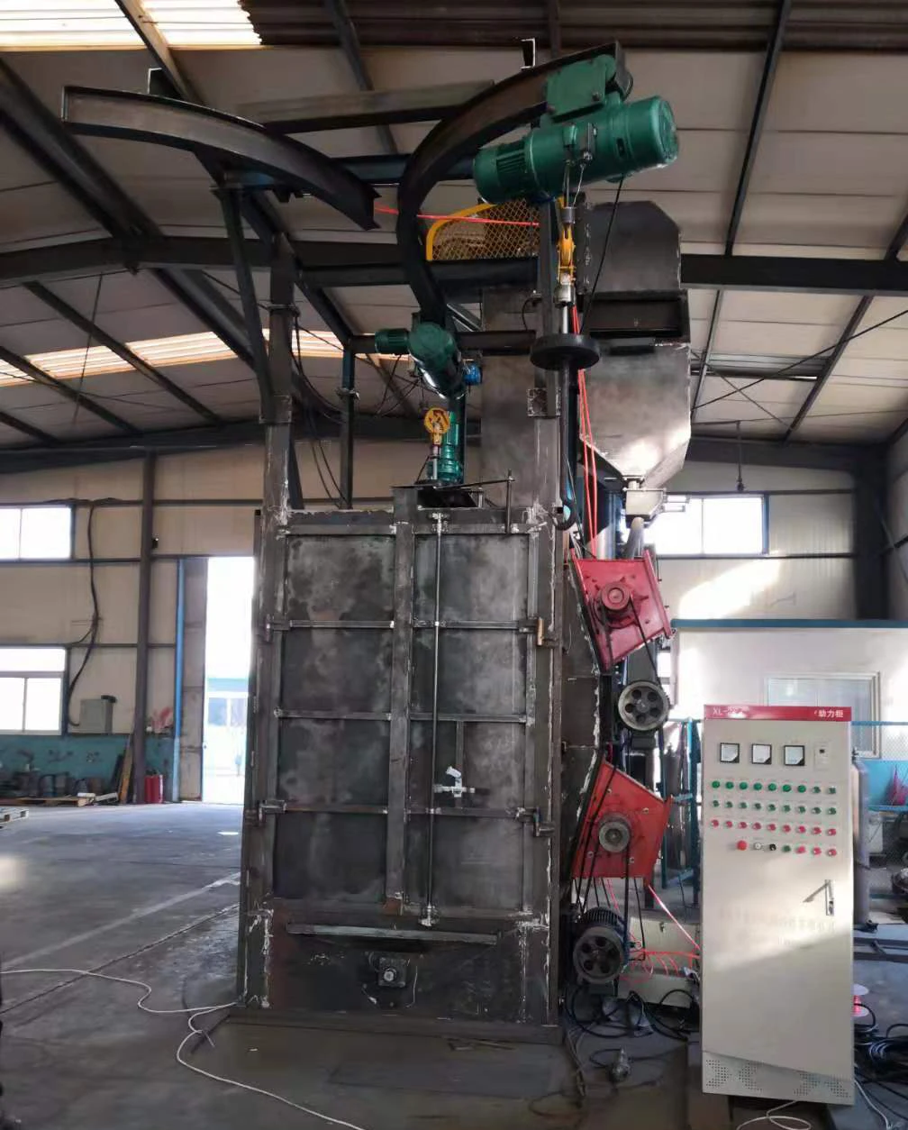 Q37 Rims and Brake Pad Hook Type Shot Blasting Machine