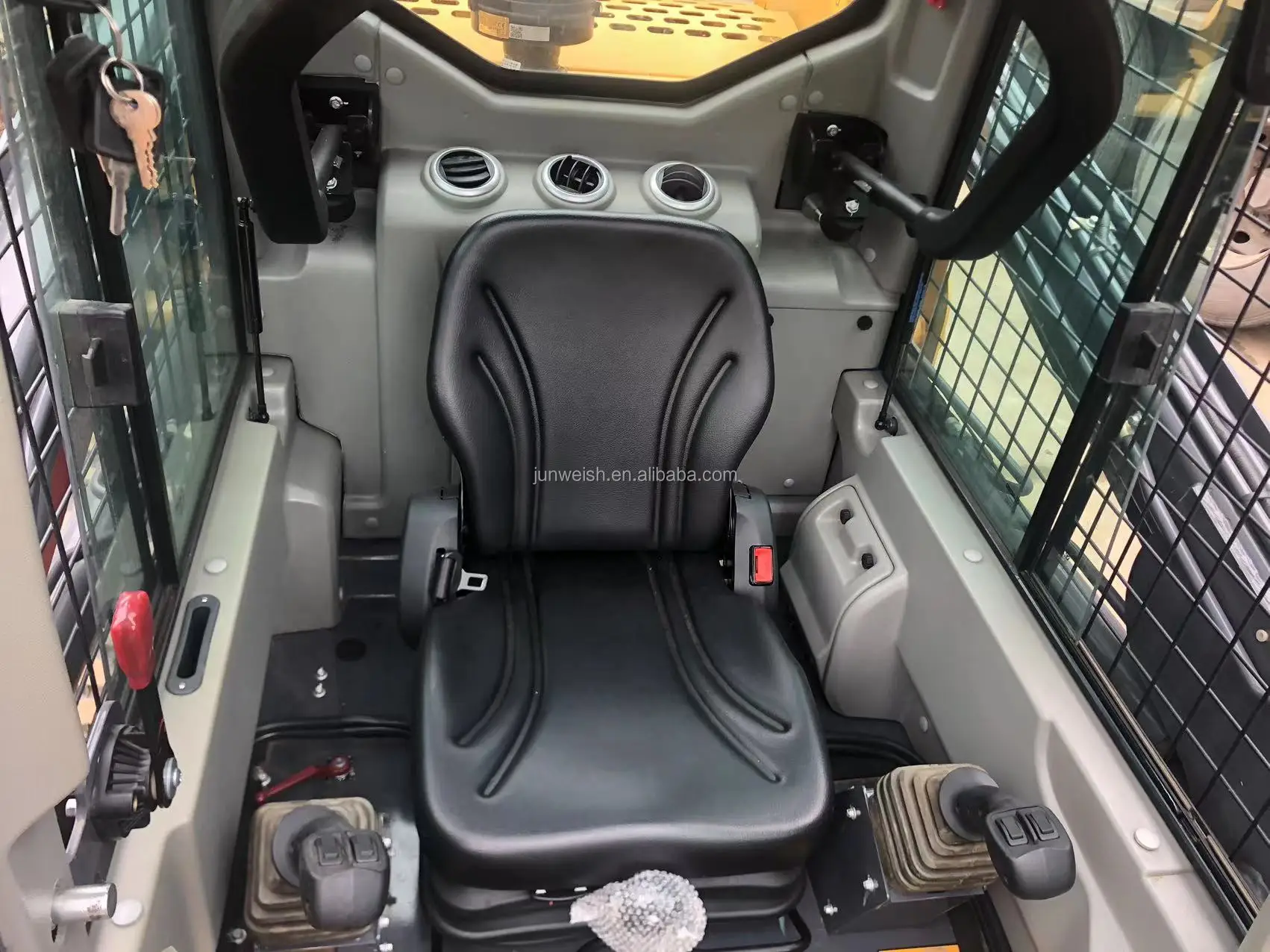 XCMG manufacturer XC740K XC760K brand new small skid steer loader with snow plow attachment price for sale