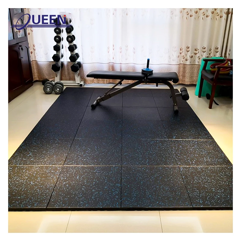 Сверхмощный Резиновый напольный коврик LINYIQUEEN для упражнений по фитнесу защитный настил из 1/2 пенопласта тренажерного зала