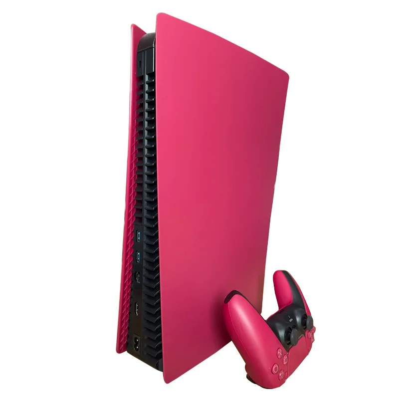 for Cosmic Red PS5 Disk/Digital Gaming Console Faceplate Cover Disc Skin Hard Shell Dustproof Protective Case for Playstation5
