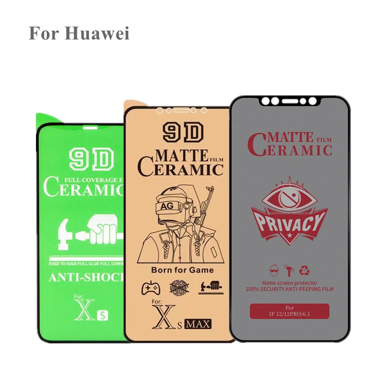 For huawei nova 5t 7i y60 ceramic nano clear matt privacy screen protector film matte ceramic covers