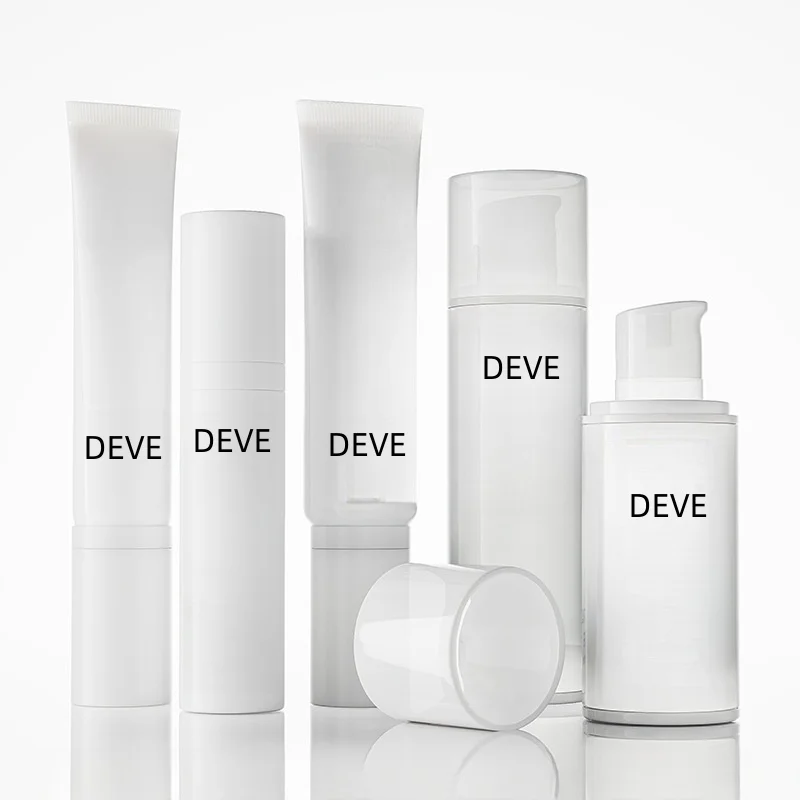 Custom recycled new  empty cosmetics squeeze tube plastic bottle for face wash bottles packaging tube  15ml 30ml 50ml 100