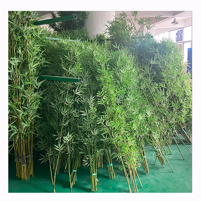 Outdoor  Bamboo Artificial Bamboo Screen Artificial Bamboo Tree Artificial