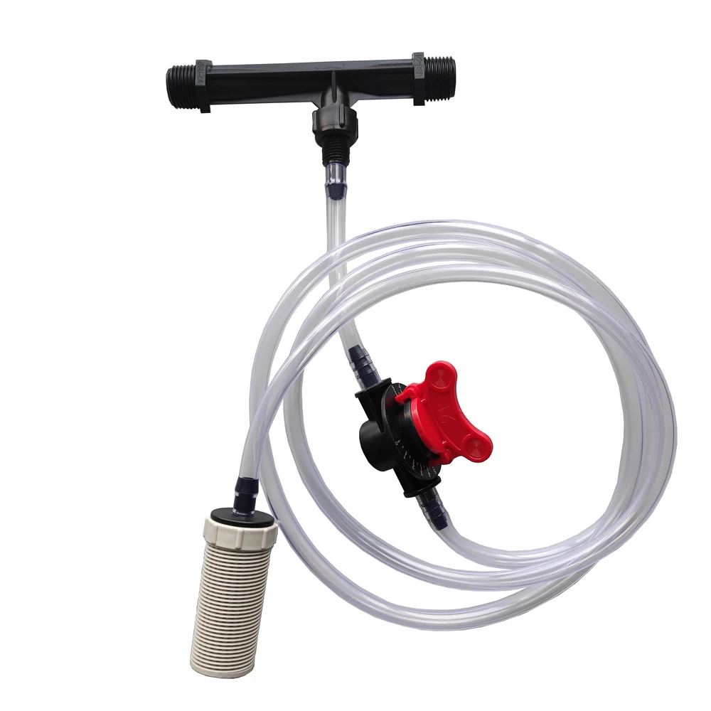 1/2 inch DN15 Agricultural fertilizer mixer venturi injector  complete set with suction assembly