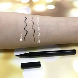 Высококачественная Водостойкая Подводка для глаз, жидкая Черная Подводка для глаз от частного бренда