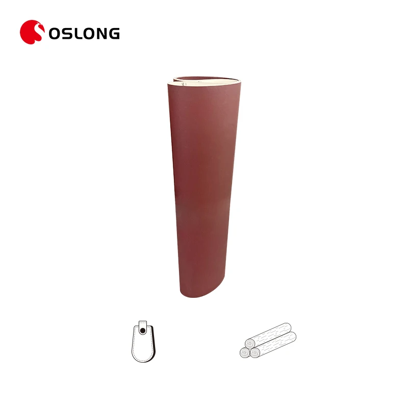 Oslong Aluminum Oxide Red Sandpaper Polishing Metal Sanding Belts