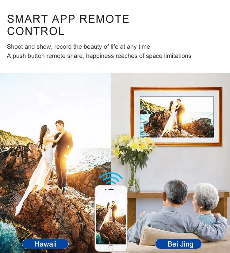  32 'HD рамка для рисования Видео ad play smart remote control digital photo frame с usb