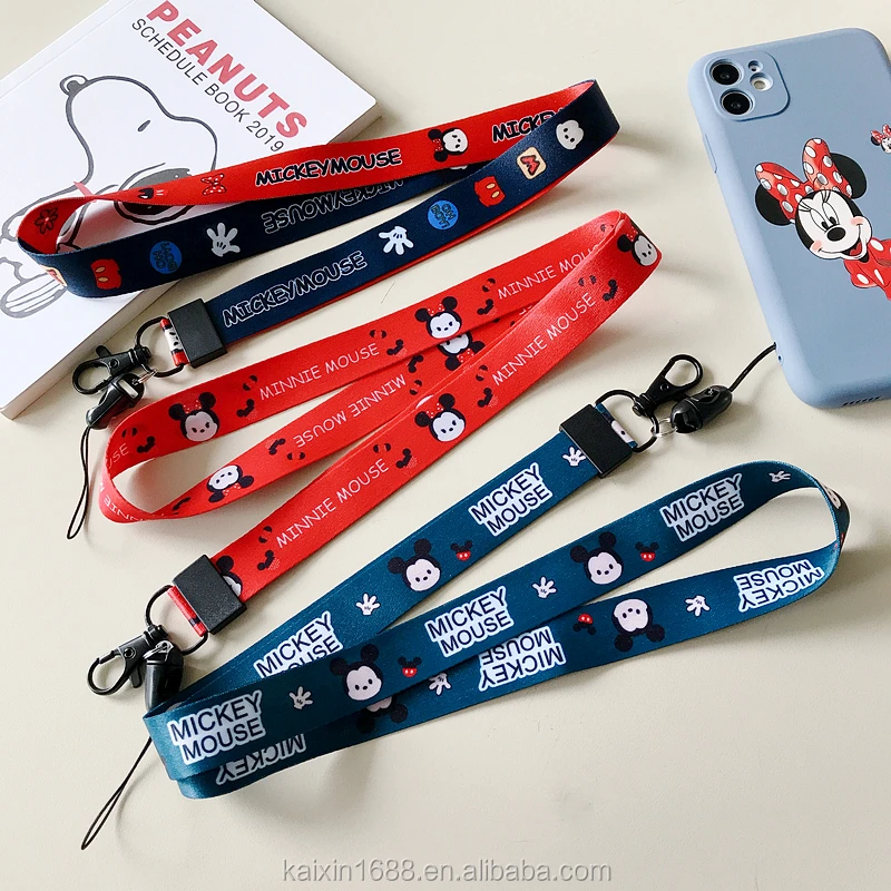 Многоцветный держатель для ключей, безопасный полиэстеровый шейный ремешок для телефона, ключа и идентификатора