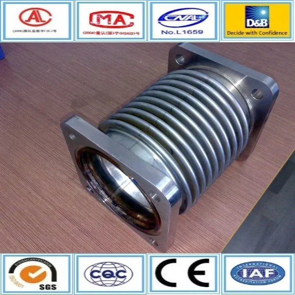 bellow metal compensator joint with Carbon steel flange