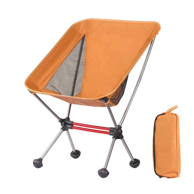 Outdoor Hiking Ultralight Aluminum Alloy Foldable Folding Compact Mini Kids Fishing Camping Moon Chair