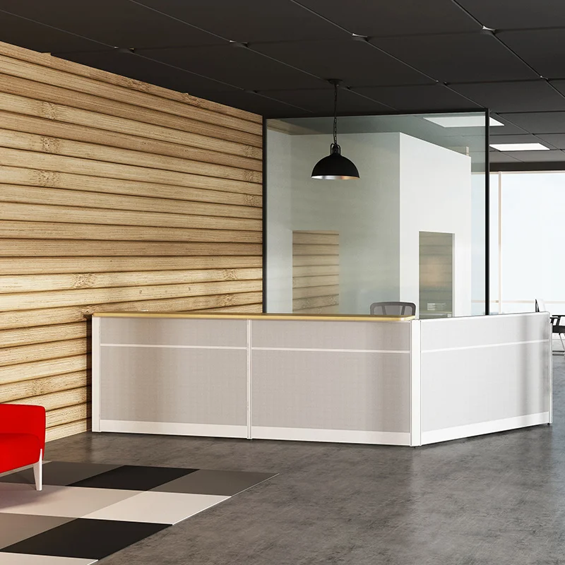 Modern Office Furniture China 4 people office desk workstation Privacy Screen office partitions table workstation