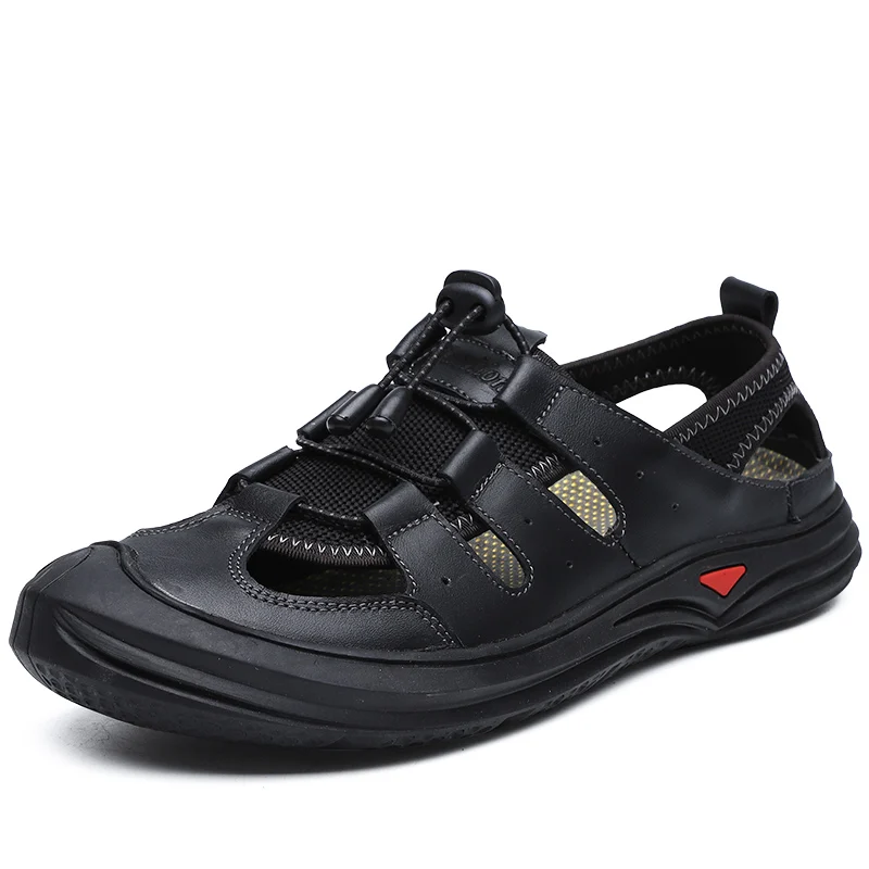 EBay, Лидер продаж, модные летние новые пляжные легкие повседневные дышащие спортивные мужские кожаные сандалии