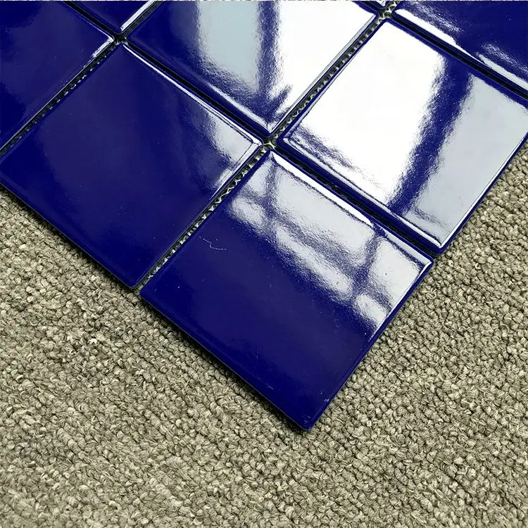 Синяя плитка для бассейна, распродажа, нескользящая керамическая мозаика