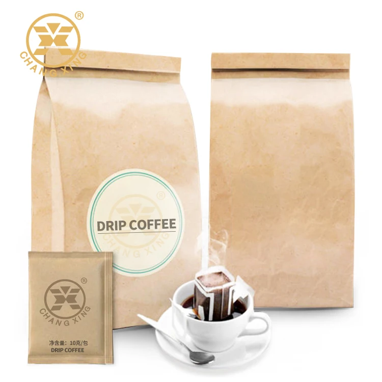Changxing Pack Eco Friendly Small Drip Coffee Bags Empty Cafe Drip Bag Filter Hanging Ear Brew Coffee bag