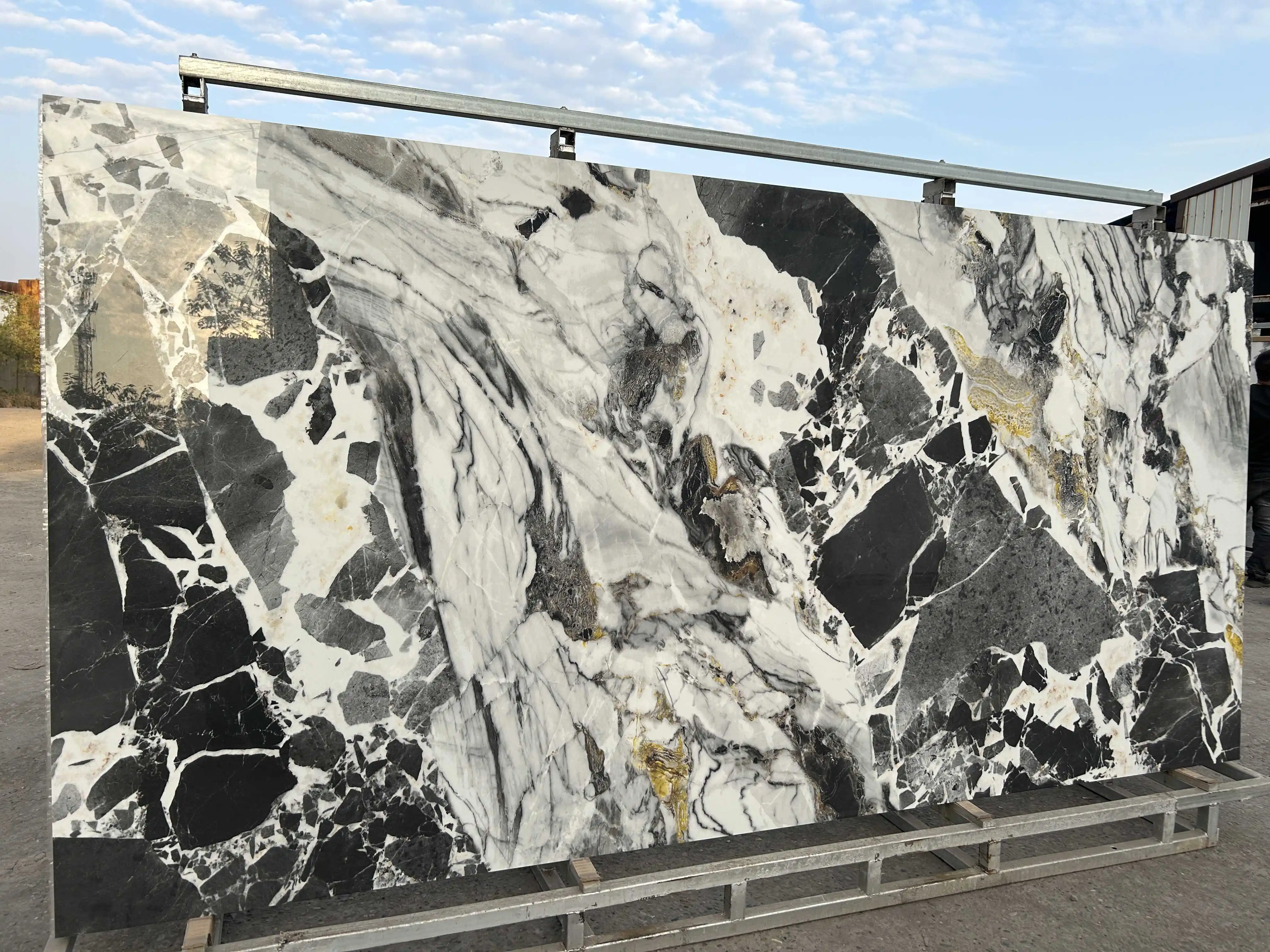 1600x3200mm White 12mm Thickness Wall Panels Table Top Large Format Ceramic Porcelain  Sintered Stone