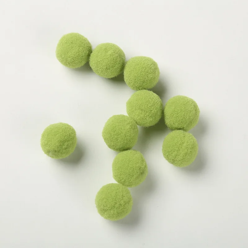 Assorted Pompom  10mm 15mm Fluffy Soft Pom Poms Balls Mixed Pompoms for DIY Crafts Wedding Decor Kid Toy Sewing Supplies