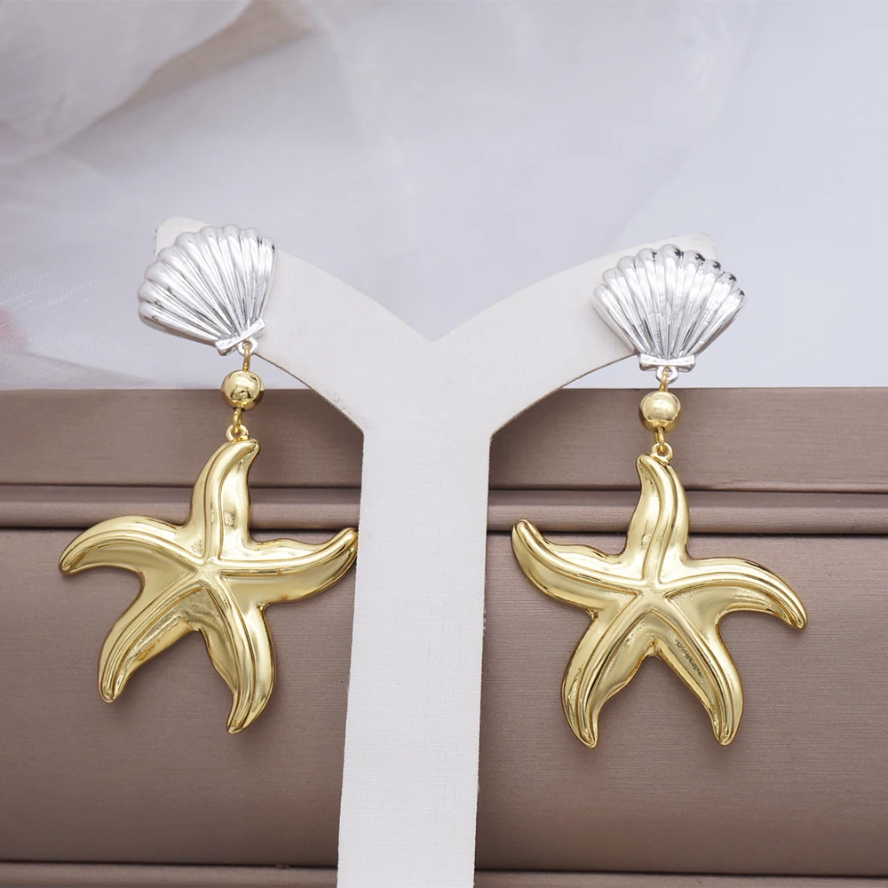 GDJWRI TB100 luxury wholesale latest hight quality large women wedding dubai earrings gold