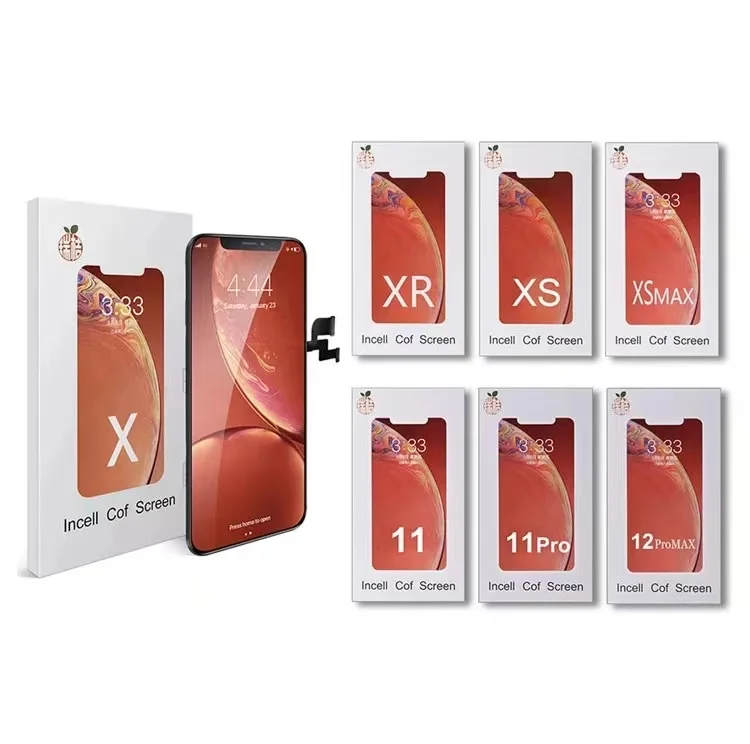 Factory Wholesale RJ /JK/ZY INCELL screen For iPhone x xs MAX 11 12 13 14 Mini pro Max Screen For iPhone13 Display Replacement