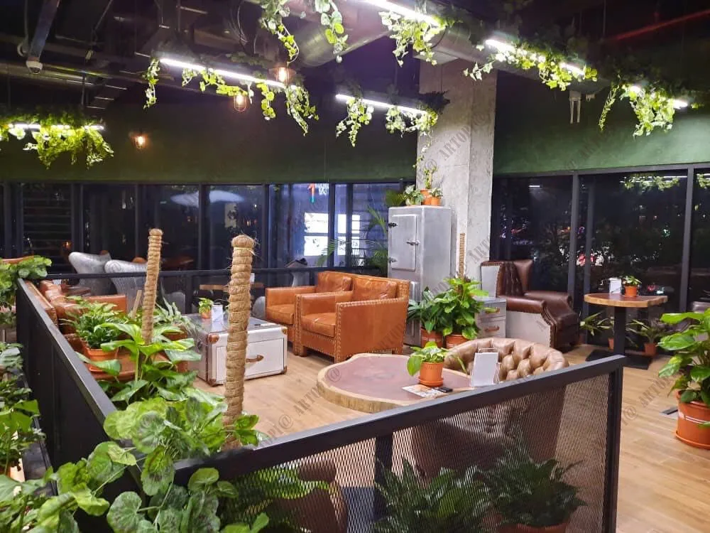 antique style chesterfield luxury aluminum design leather living room household furniture armchair