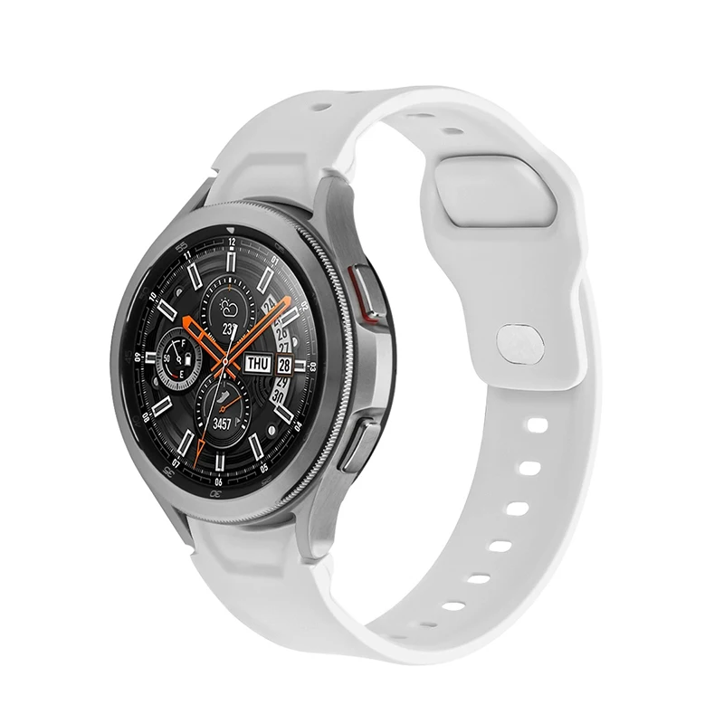 Ремешок силиконовый для Samsung Galaxy Watch 4 сменный классический браслет