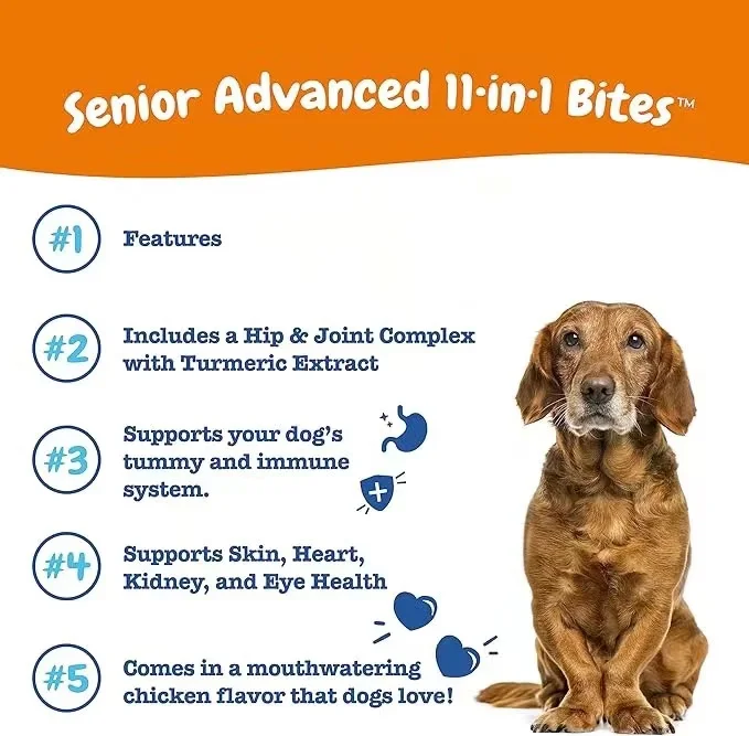 Advanced Cognition Soft Chews for Senior Dogs Omega 3 DHA Supplement to Support Brain Health & Nervous System All Products Sma