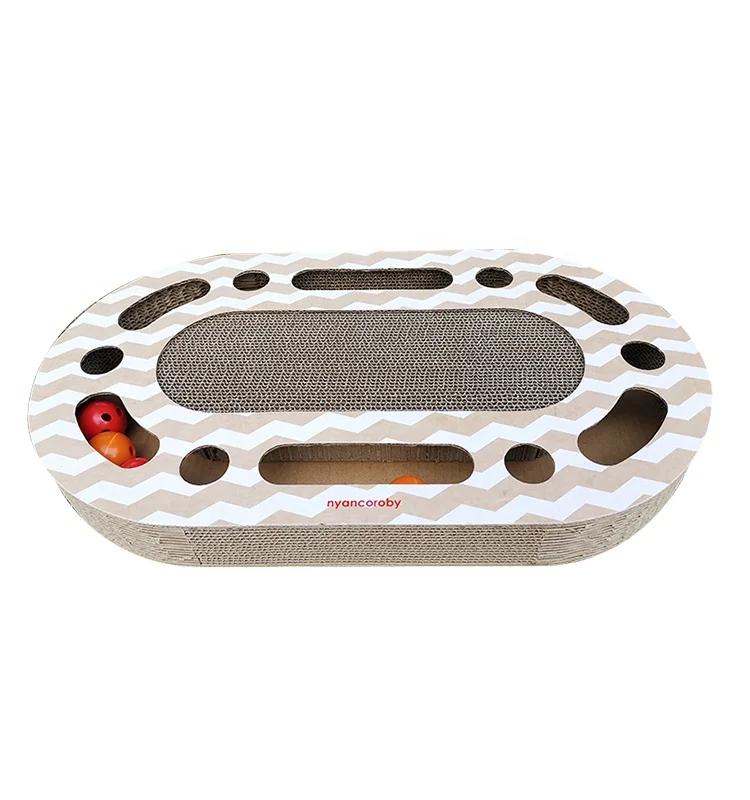 
Round Bell Ball Corrugated Paper Cat Scratching Claw Toy Pet Cat Training Toy 