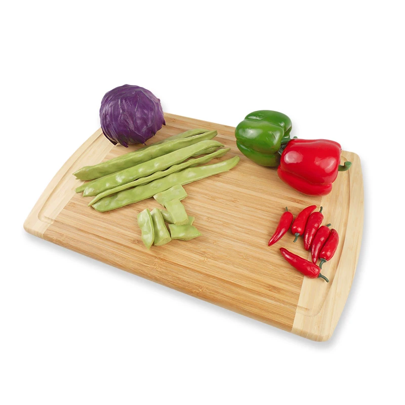 Best Christmas Extra Large Bamboo Cutting Board Organic Wood Butcher Block Wooden Carving Chopping Board