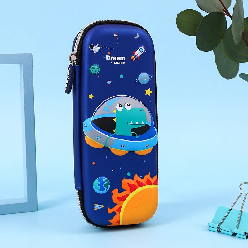 Трехмерный 3D детский пенал, оптовая продажа, мультяшный пенал большой емкости, двухслойный пенал для студентов, канцелярские принадлежности