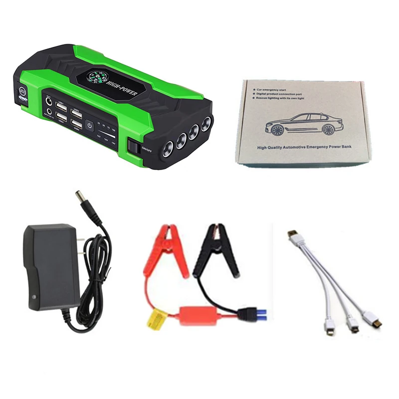 Car Emergency Kit 28000mah 12v Portable Booster Battery Car Multifunctional Portable Car Starter Power Supply