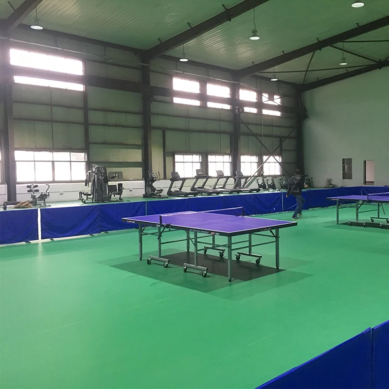 indoor professional ITTF approved table tennis floor mat 3.5mm-6.0mm