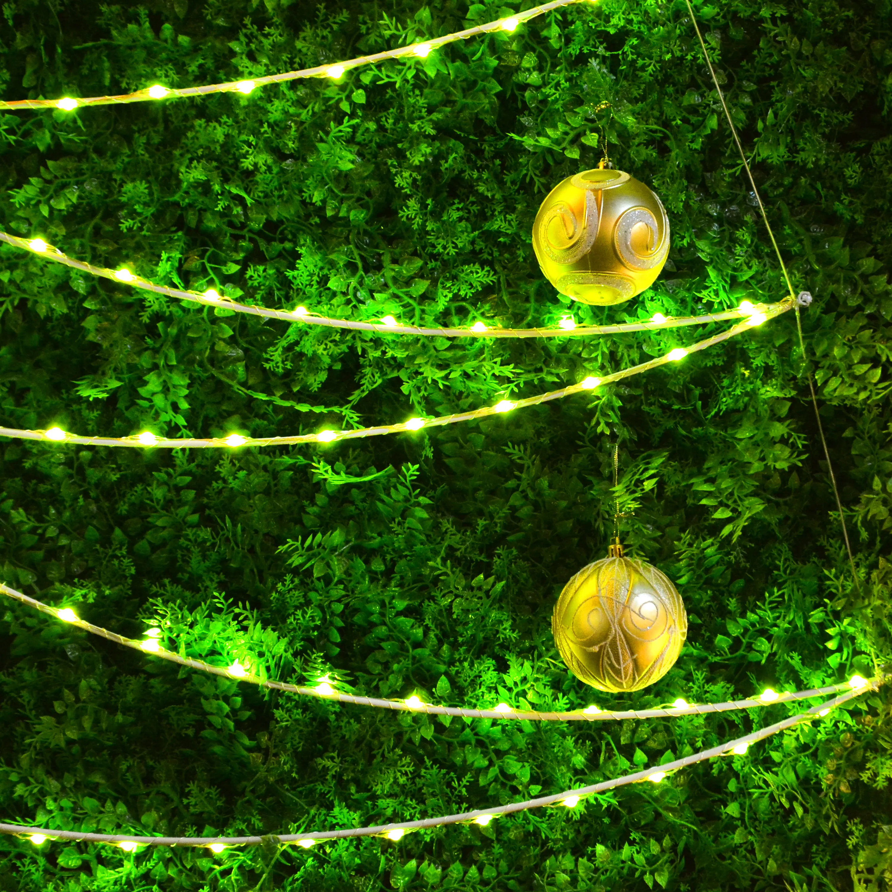 RGB pixel christmas dmx led pixel programmable led string lights novelty addressable rgb led folding rgb christmas light tree