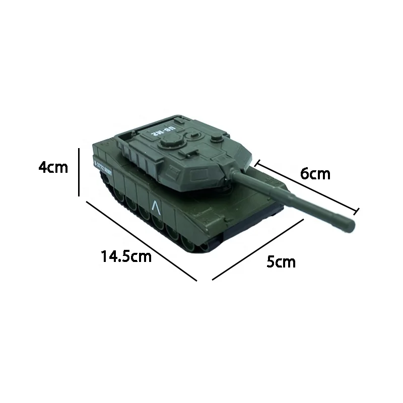 Best Selling 1:43 Scale Pull Back Die Cast Model Tank Toys