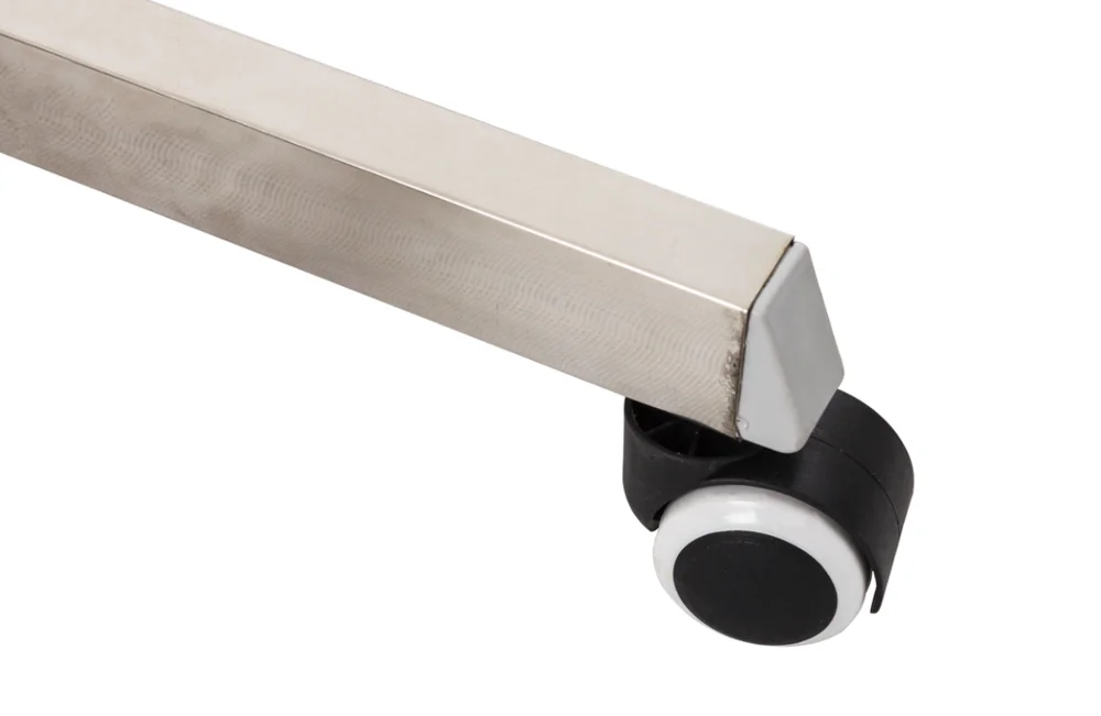 Good quality stainless steel hospital furniture IV stand free standing pole with five wheels