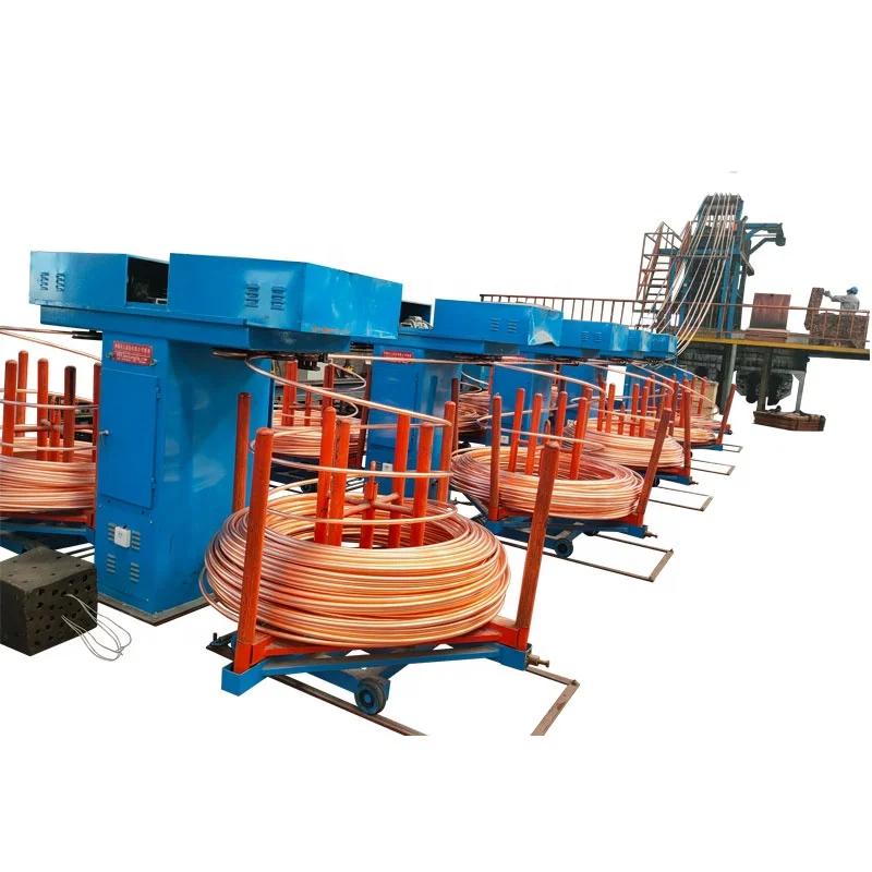 copper tube continuous casting machine oxygen free copper rod upcast machine