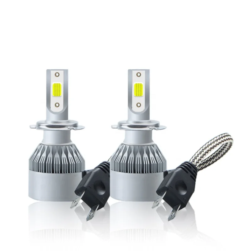 RUTENSE car c6 led light  h7 h11 6000lm  36w led headlight led head bulb  for h4 h3  led  car headlights